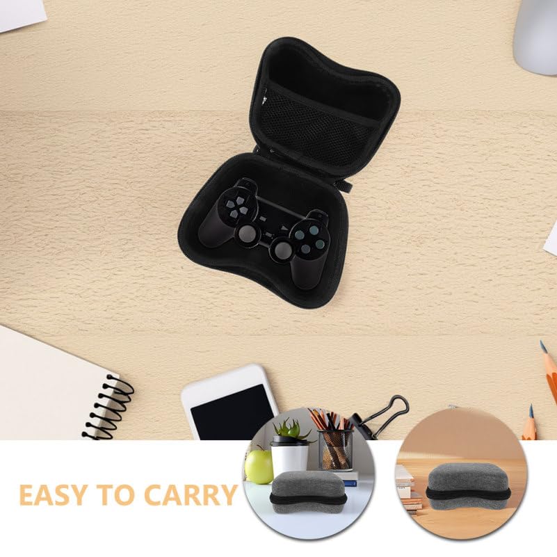 DIYEAH Hard Shell Travel Case Storage Bag for Game Controllers Portable Carrying Organizer 2-Pack Protective Controller Travel Case