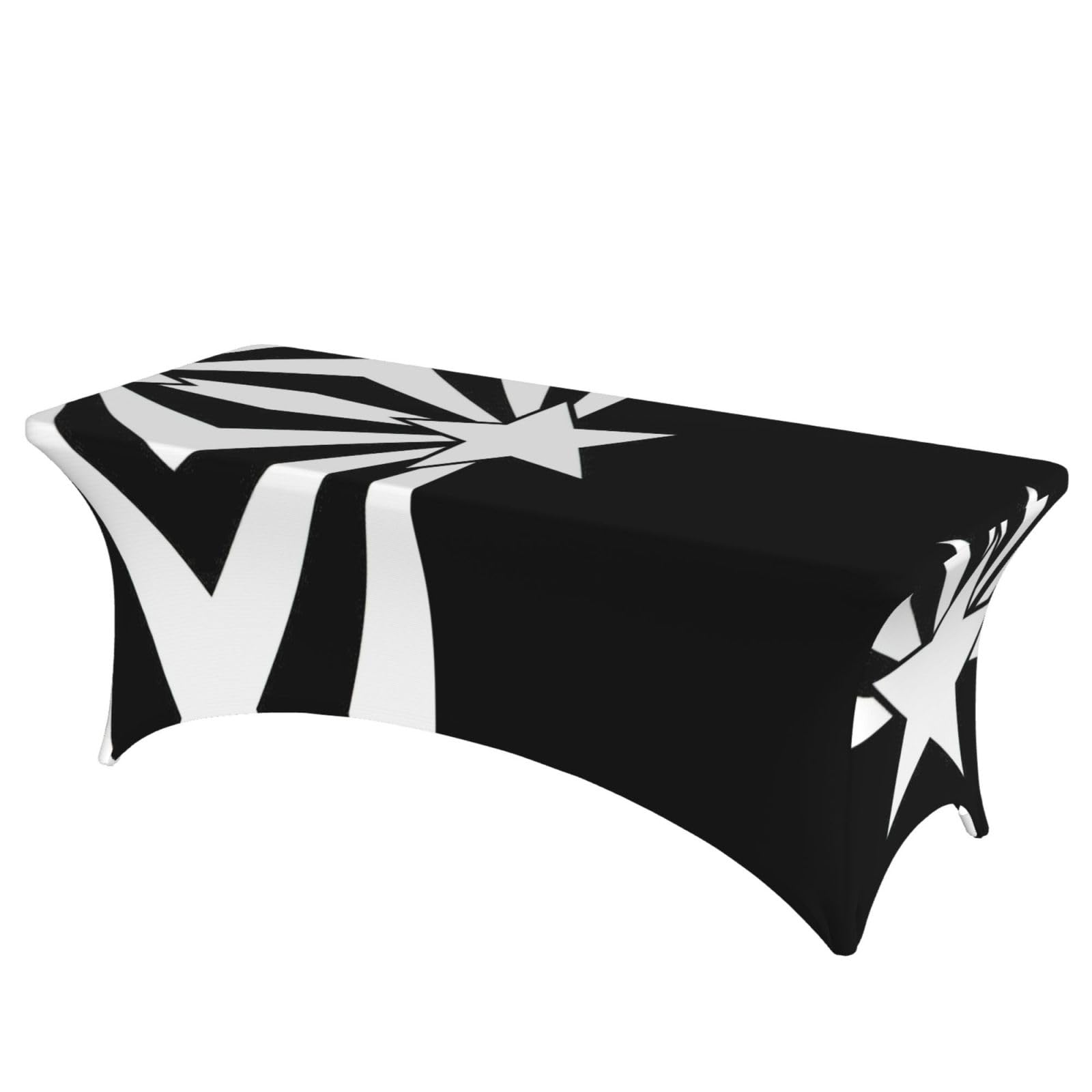 Nappe décorative noire Arizona rectangulaire durable de qualité supérieure