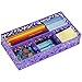 EasyPAG Carved Hollow Flower Pattern Collection Desk Drawer Accessories Organizer Purple