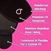 Sweet Sweat Waist Trimmer for Women and Men - Sweat Band Waist Trainer Belt for High Intensity Training and Gym Workouts, 5 Adjustable Sizes Black/Pink