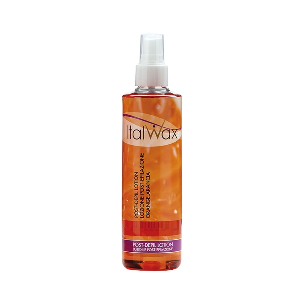 Italwax After Wax Care Lotion - 250ml / 8.45fl.oz - Natural vegetable oil - Orange - Moisturizing and removing waxing residues​