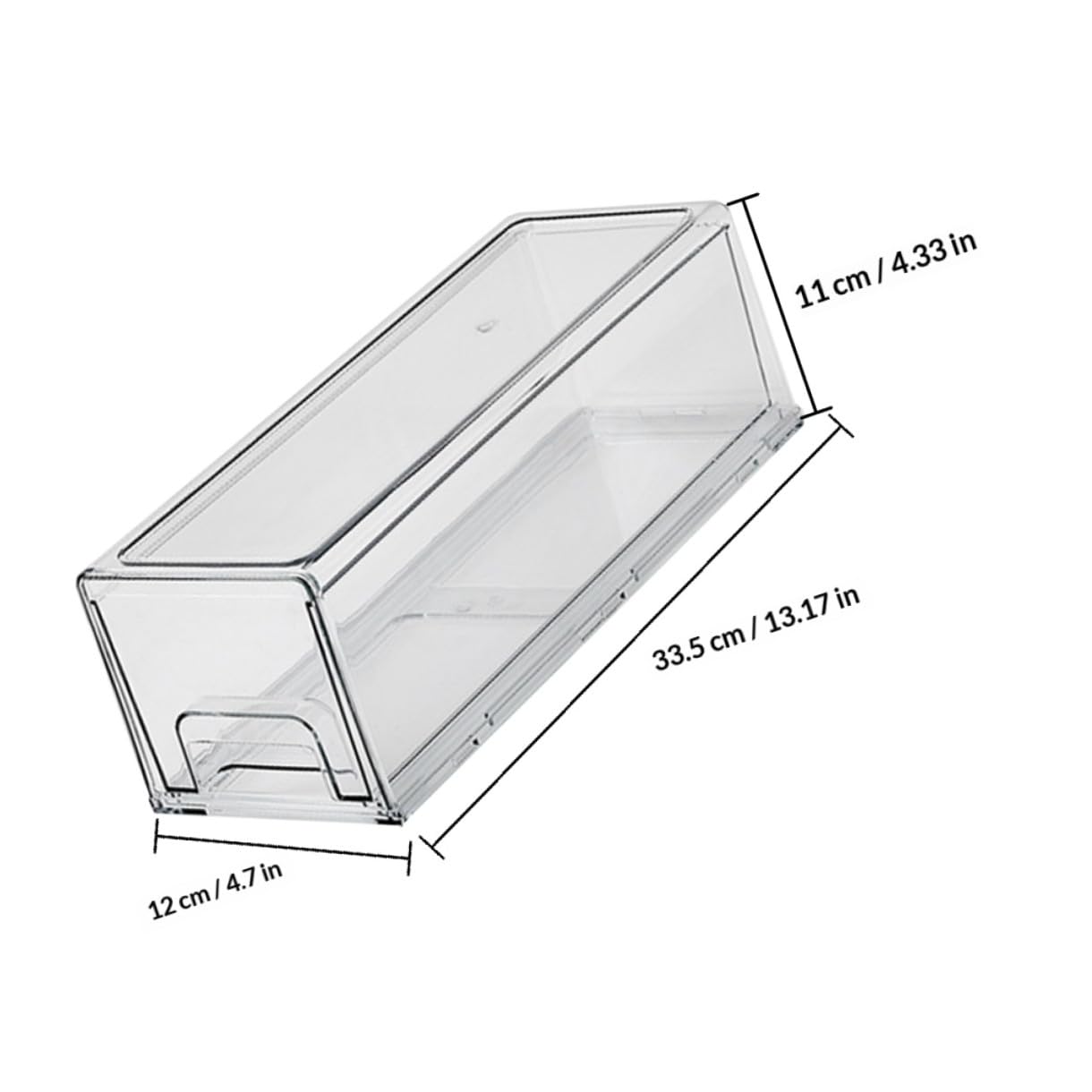 ifundom Caja de Almacenamiento Cierre Hermético de Gran Capacidad para Refrigerador de Pet para Conservar Frutas y Queso Rallado Despensa o Encimera