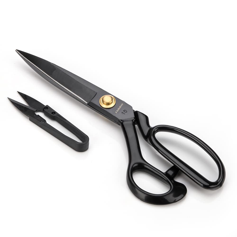 Phildim White Left-Handed Dressmaking Scissors By - Dressmaker Fabric Shears Stainless Steel - Tailor's Scissors For Cutting Fabric, Leather Pd-001-Uk-L-2
