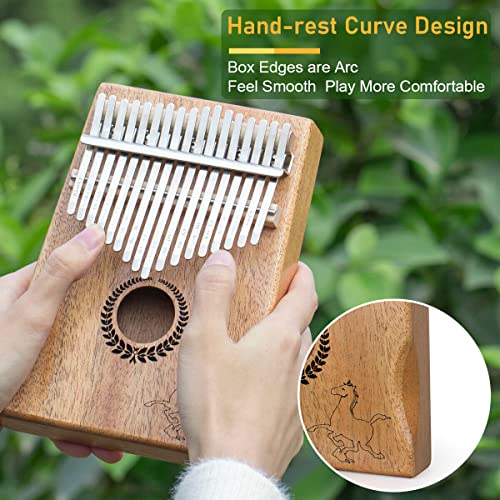 Kalimba Piano à pouce portable Mbira à 17 touches avec bois d’acajou et marteau d’accordage Cadeau pour adultes enfants… - Les Beatles, Paul McCartney, John Lennon, RIngo Starr, George Harrison Kalimba Piano à pouce portable Mbira à 17 touches avec bois d'acajou et marteau d'accordage Cadeau pour adultes enfants… – Image 4