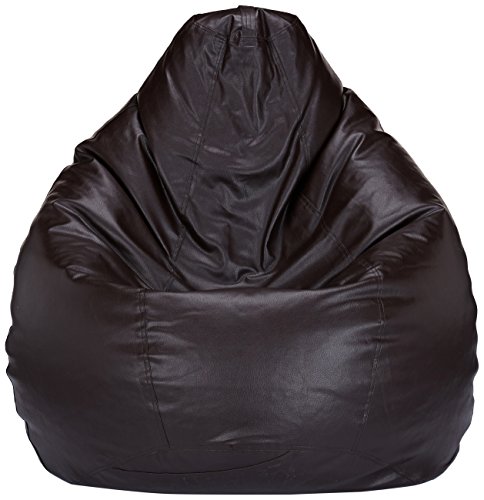 Image of Amazon Brand - Solimo XL Bean Bag Cover Without Beans (Brown)