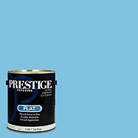 Vista 101 de Prestige Paints. - Base y pintura para exteriores en un solo galón, 1 galón. plano, comparable con Sherwin Williams Topsail.