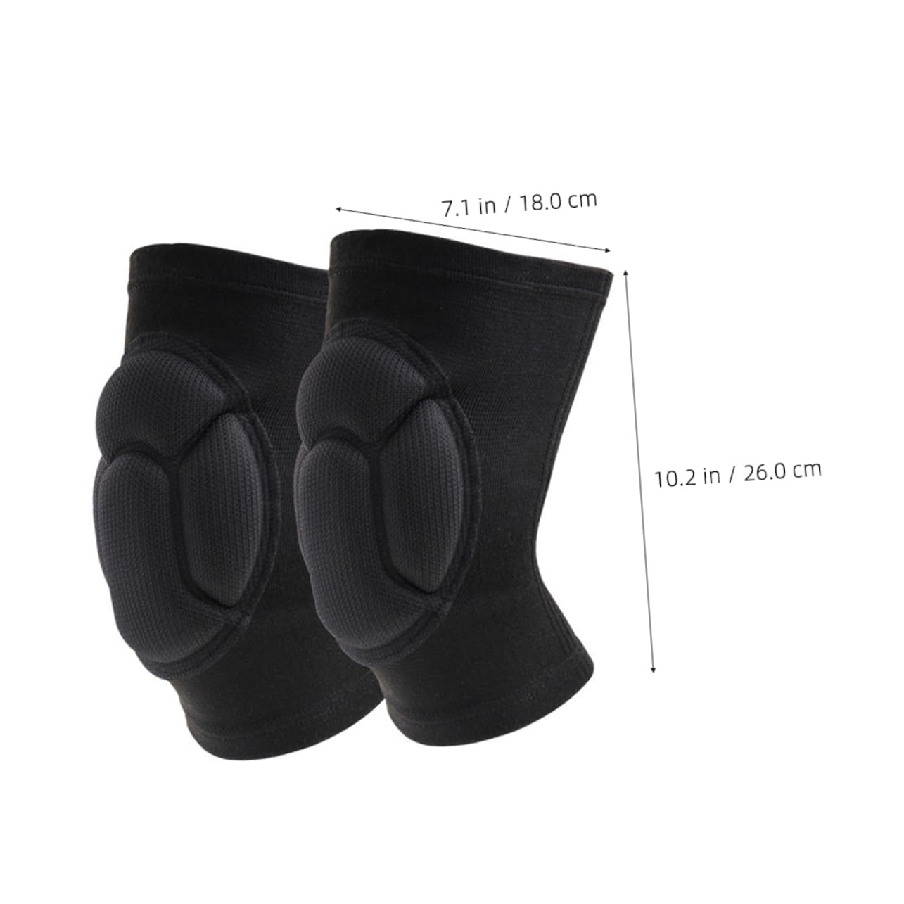 OSOLADY 1Pair Thickened Knee Pads for Sports Non Slip Braces for Volleyball Basketball Dance Roller Skating Breathable Shockproof and Comfortable Knee Protection for Active Use