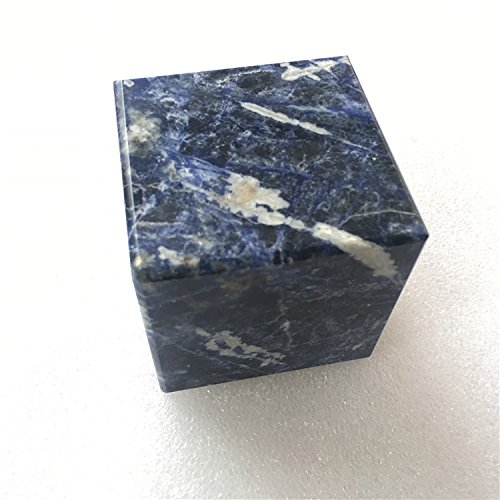 TamaShop Tesseract Cosmic Cube Infinity Space Stone - Blue Calcite Semiprecious Gemstone