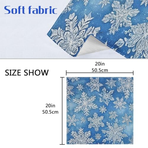 Servilletas de Tela Azul Set x6 50.5x50.5 cm miniatura 7