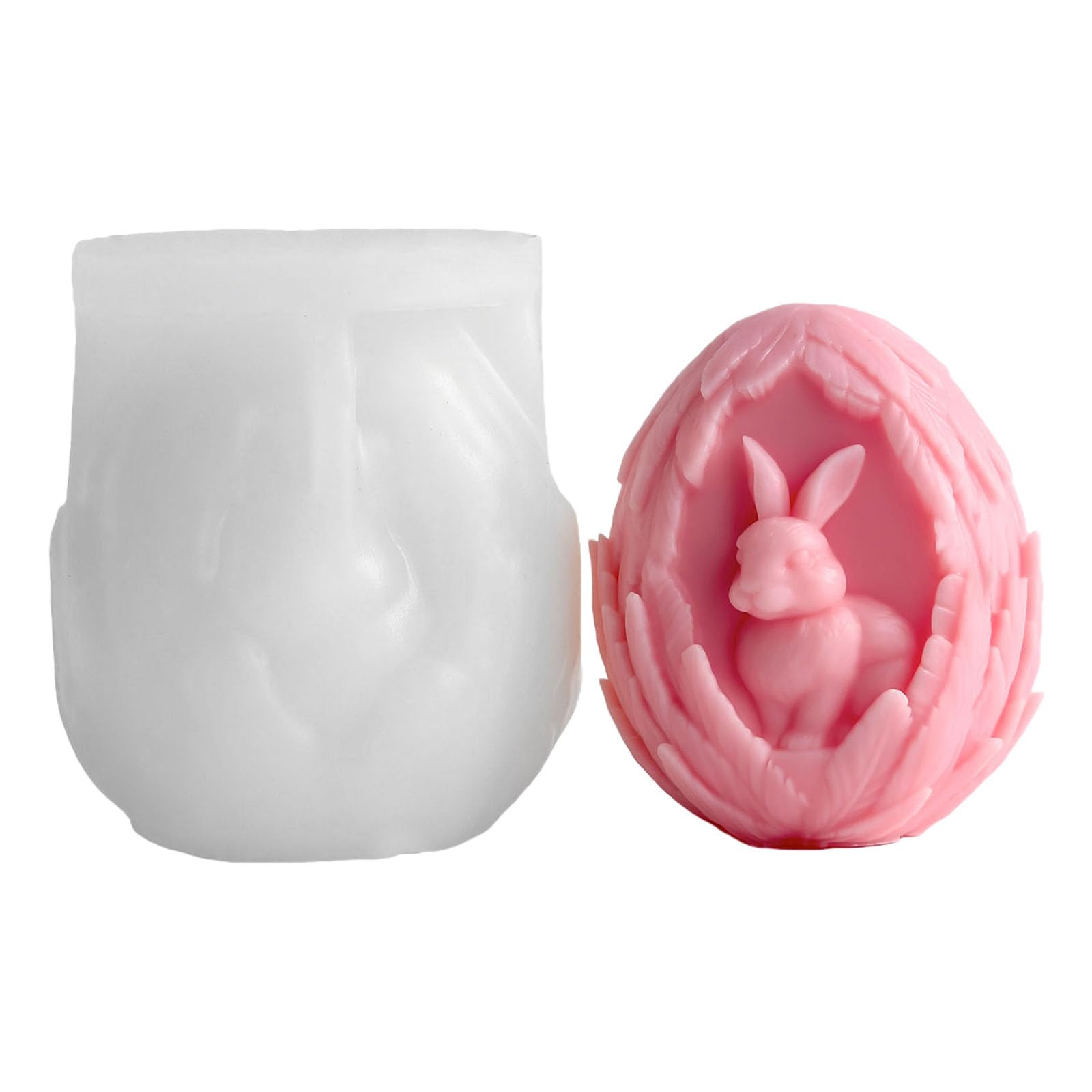 Kalttoy Multicolor Easters Themed Silicone Rabbits Shape Materials For Gift Soap Chocolate Craft Easters Themed Silicone Food Grade Flexible Demold For Soap Crafting