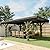 U-MAX 17' x 12' Wooden Gazebo, Freestanding Cedar Gazebos Pergola on Clearance, Outdoor Patio Wood Heavy Duty Carport Garage and Wood Pergola for Backyard Garden