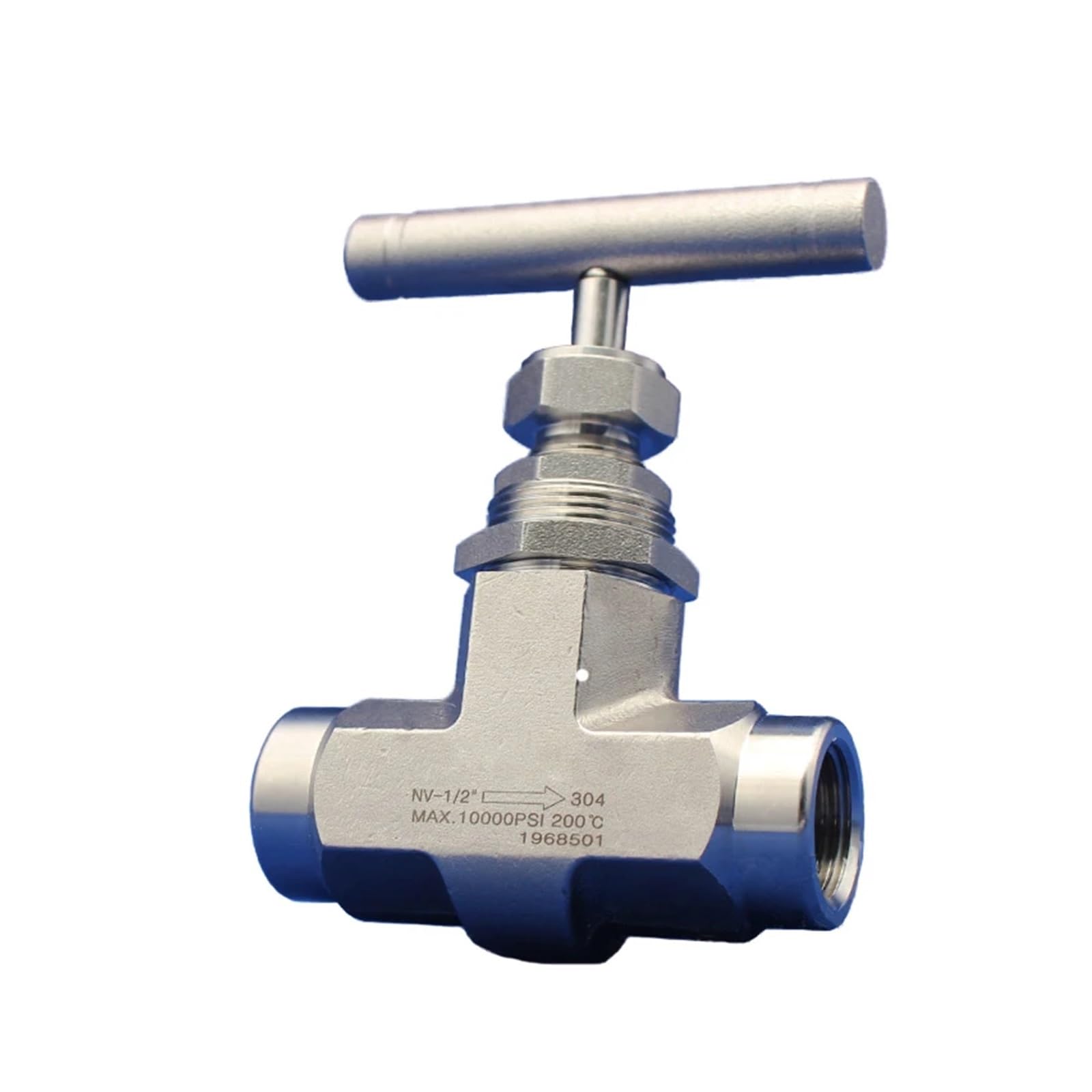 1 szt. DN10 DN15 zawór kulowy iglicowy z gwintem żeńskim 3/8" 1/2" ze stali nierdzewnej 304, wysokociśnieniowy(1/2")
