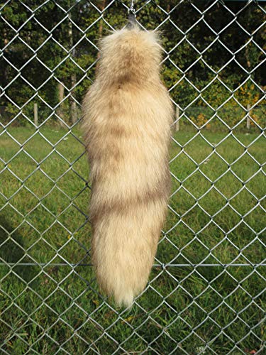 Felltrade Echter Tierschwanz Fuchsschwanz Schlüsselanhänger Keyring...