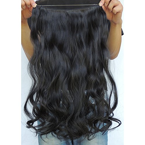 Secret Halo Hair Extensions Flip in Curly Wavy Hair Extension Synthetic Women Hairpieces 20"