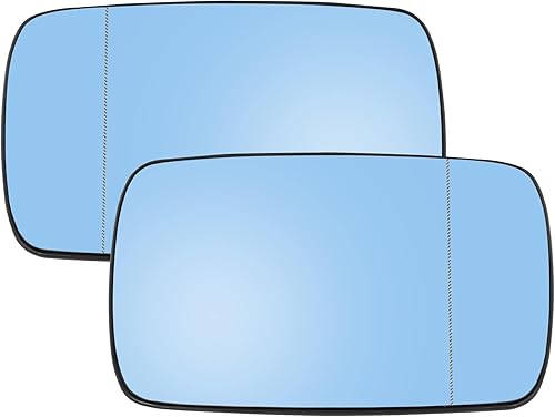 uxcell Par del lado izquierdo del conductor y del pasajero del lado derecho del espejo de repuesto con placa de respaldo calentada vidrio tintado