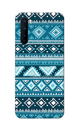 Image of PRINTFIDAA Coloured Tribal Pattern Hard Back Cover for OnePlus NORD (2020 Model), OnePlus Z Back Cover -(P6) KAT1008