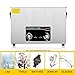 Commercial Ultrasonic Cleaner 30L with Knob, Heater Timer 10 Transducers 800W+600W 42kHz for Carburetor Bike Chain Brass Instrument Jewelry Denture Professional