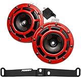 HELLA Supertone 12V High/Low Tone Twin Horn Kit with Perrin Bracket Compatible with 2015 Subaru WRX...