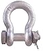 CM M851G Super Strong Anchor Shackle with Galvanized Bolt, Nut and Cotter, 4-1/2 Ton Work Load Limit, 5/8" Size