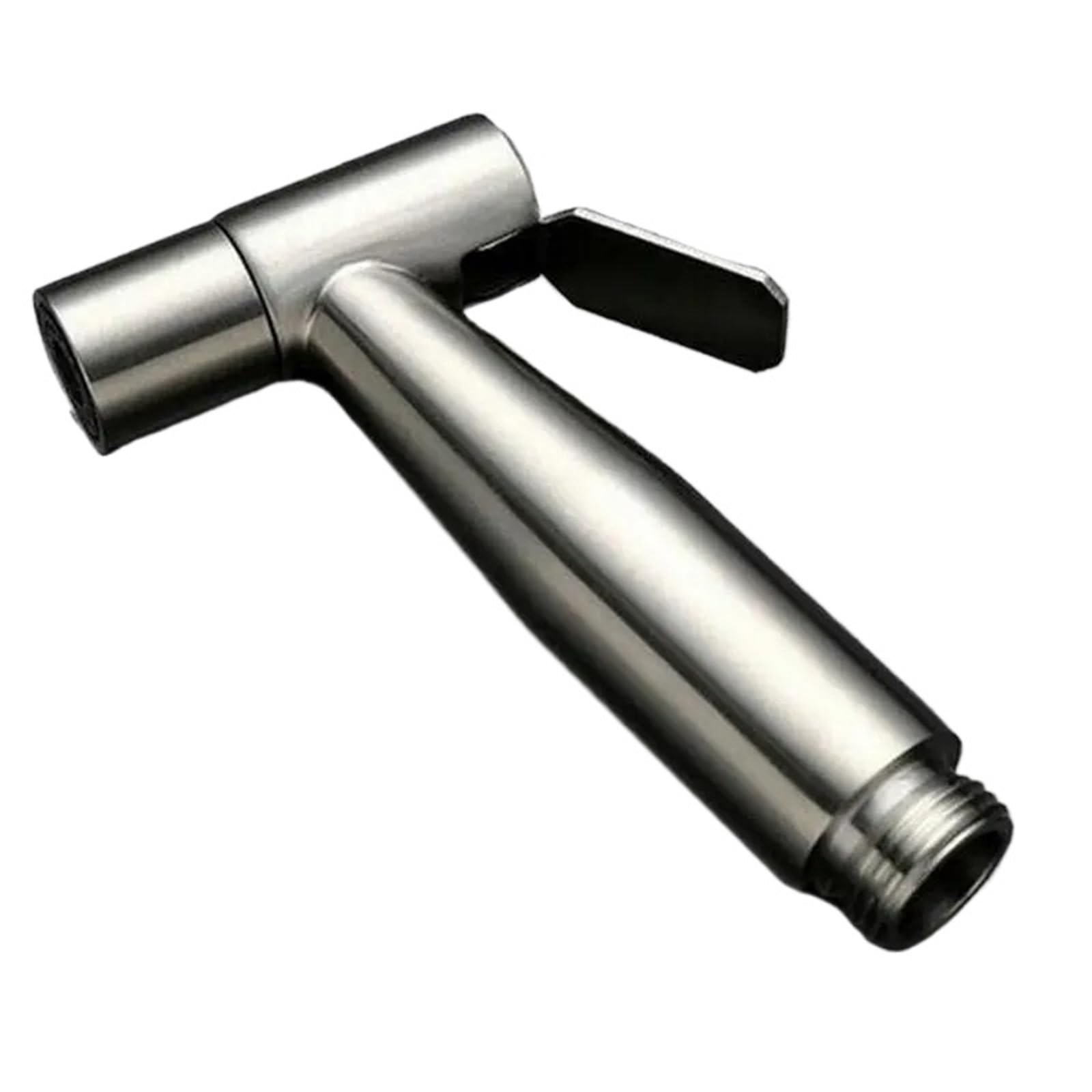 ZYCHSJXA Handheld Bidet Spray Shower Set Toilet Shattaf Sprayer Douche kit Faucet,Brushed Nickel, 304 Stainless Steel(Single Bidet)