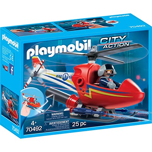 Playmobil - 70492 - City Action - Hélicoptère de Pompier