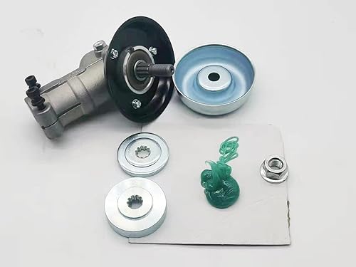 Miniatura 3 de Pieza de repuesto Caja de engranajes Caja de engranajes de cortacésped Cabeza de engranaje de 1.024 in de diámetro 9 teech Rod M10X1.25LH apto para