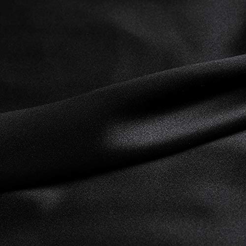 F.d.silk 100% Pure 16mm Black Silk Charmeuse Fabric by The Yard, 48 Colors,Black Ch-2003 - Image 5