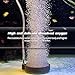 UPETTOOLS Fish Bubbler for Aquarium Fish Tank, 5.1 Inch Dissolved Oxygen Aerator Stone Aquarium Air Stones Kit Oxygen Bubbler with Airline Tubing and Check Valve Accessories