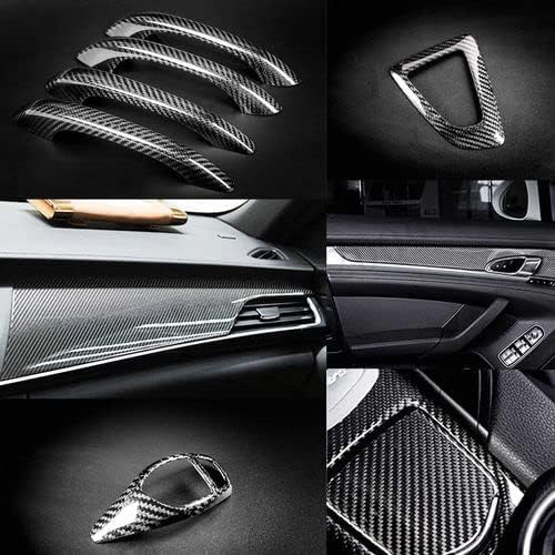 Image of SUNBIRD 5D Car Carbon Fiber Vinyl Wrap Roll, Self-Adhesive Film Sticker for Cars and Motorcycles, Interior /Exterior DIY Decoration, (5D Carbon, 24 X 150 Inch)