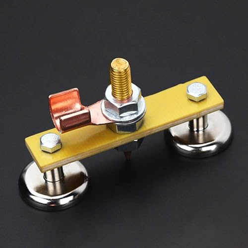 Miniatura 3 de Abrazadera de varilla de puesta a tierra, herramienta eléctrica de adsorción de abrazadera de tierra de soldadura de aleación a prueba de óxido con