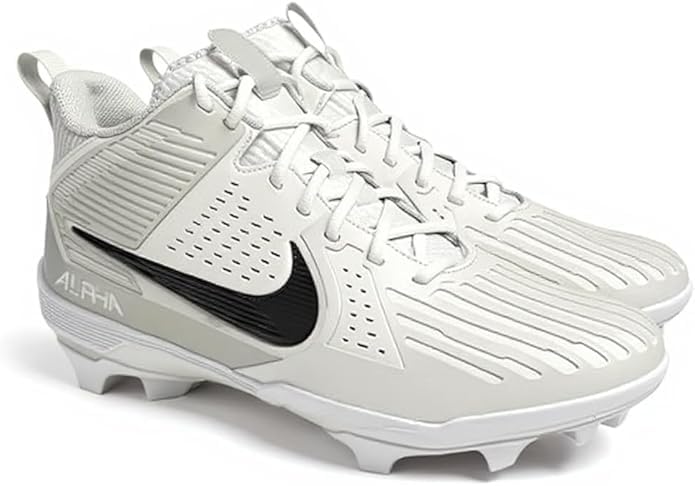 Nike Alpha Menace Strong Men's Football Cleats 'White Metallic Silver TB' (IB2572-106) - Size 12 - Image 4