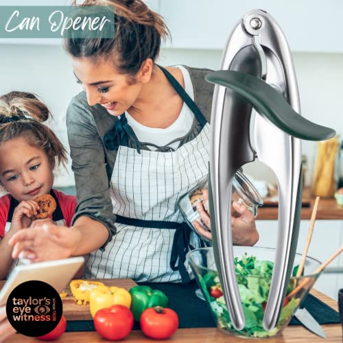 Premium 2-in-1 Manual Can Opener, Taylors Eye Witness, Easy to Use Tin Opener - Image 2