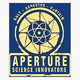 Aperture Science Bumper Sticker Window Water Bottle Decal 5'