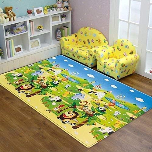 FIGMENT Double Sided Water Proof Baby Play Mat, Play mats for Kids Large Size, Baby Carpet, Play mat Crawling Baby (Extra Large Biggest Size - 6 Feet X 4 Feet) (Baby mat) - Image 3 thumbnail