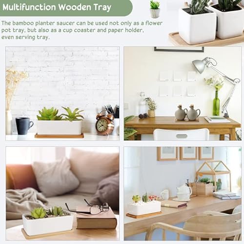 Favengo 4 Pezzi Vassoio per Fioriere Vassoio in