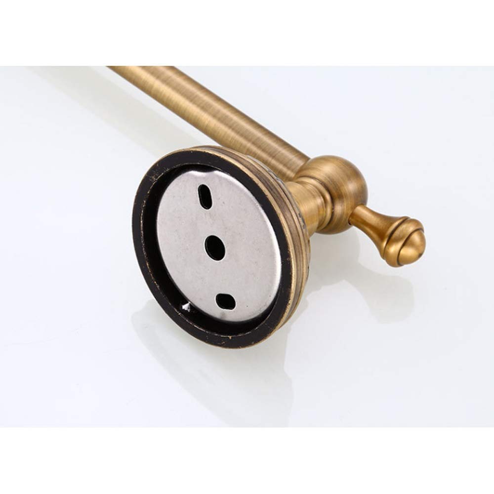 Estante de baño para baños, toalleros de aluminio, montado en la pared, estante de toalla individual para cocina, baños, muebles vintage, toallero, barra de ropa, perchero, estante de ducha,