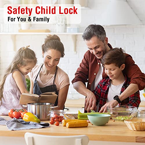 Electric Cooktop 12 Inch,Ecotouch Built-In Electric Cooktop 2 Burner Stove Top, Radiant Electric Cooktop Stovetop With Kid Safety Lock, Timer, 9 Heating Level,3200W, 220-240V For Hard Wire(No Plug) #TOP4