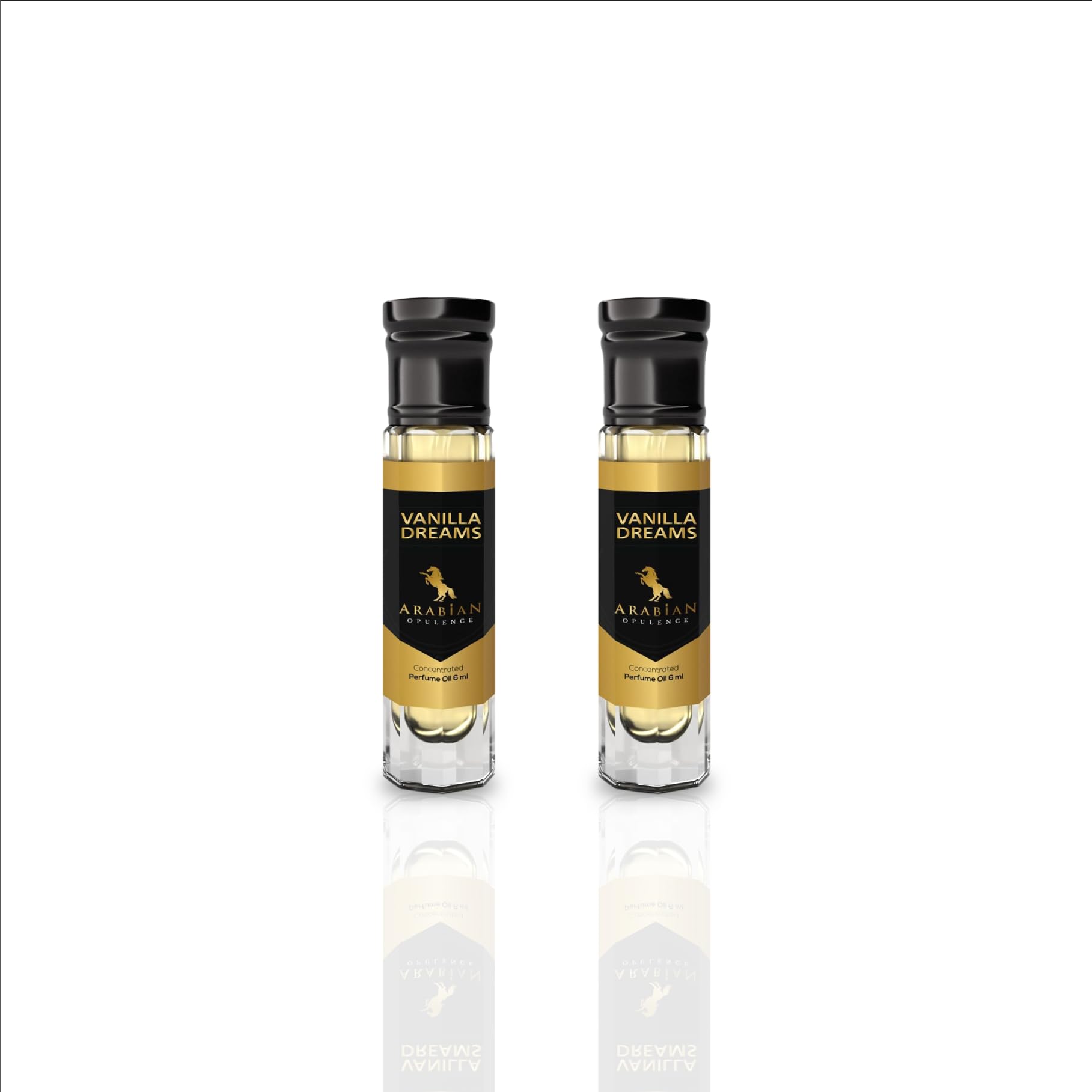 Arabian Opulence Arabian Opulence Vanilla Dreams Roll-on Perfume Oil | Concentrated Fragrance Body Oil | Long Lasting Alcohol-Free Perfume for Women | Travel Size Bottle (6ML, 2 Pack)