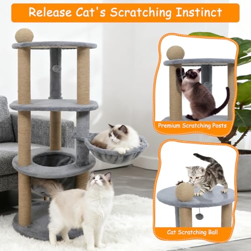 Árbol para Gatos Multi-Niveles PETSITE 47 Pulgadas miniatura 5