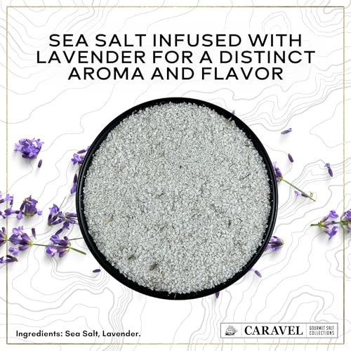Sal premium infusionada con lavanda en frasco de 4 oz miniatura 2