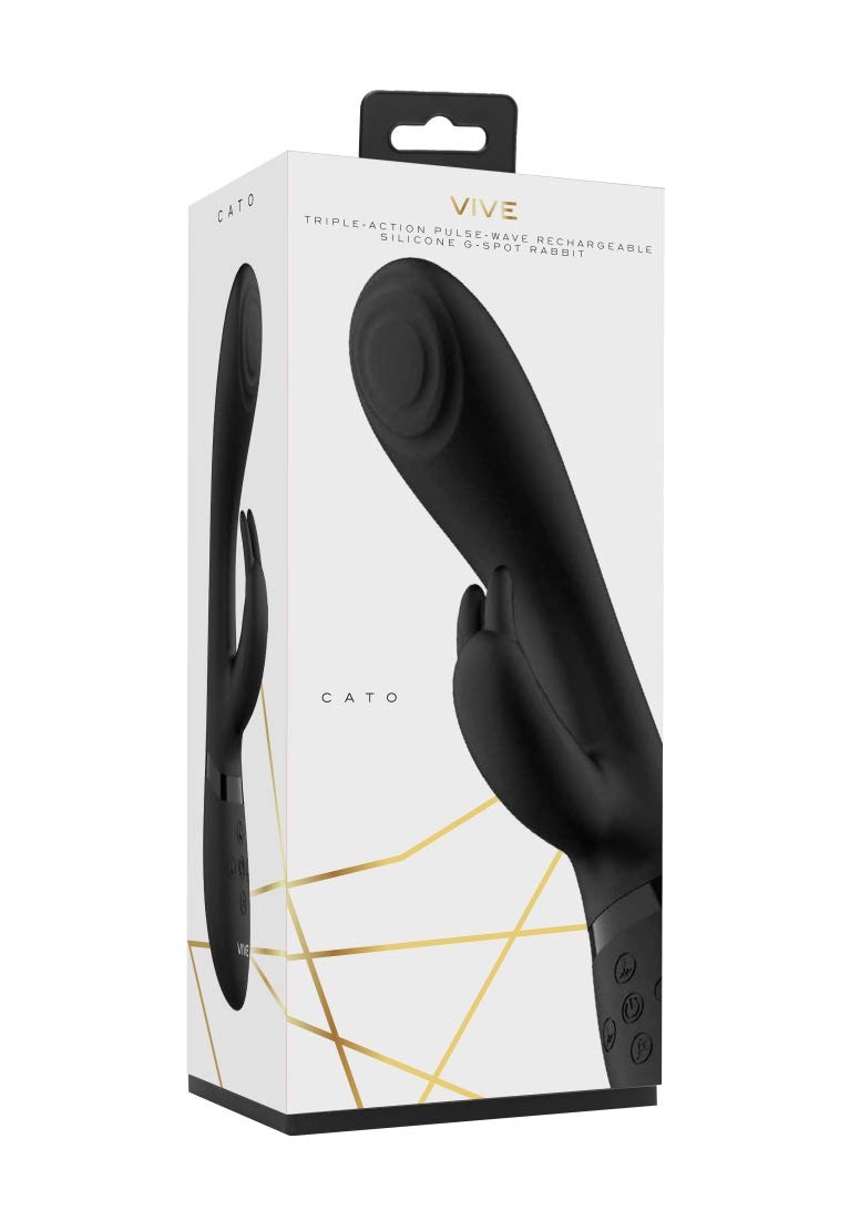 Shots VIVE - Cato Pulse G-spot Rabbit - Black