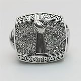 Kuseli 2014 Fantasy Football Championship Ring Trophy Prize for Fans Mens' Souvenir Gift (Without Box)