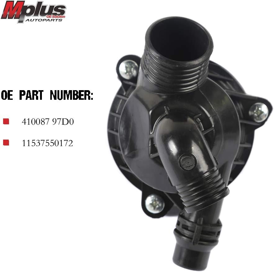 MPLUS 41008797D0 Coolant Thermostat Housing Fits 2006-2010 for BMW X5, 2008-2010 for BMW X6 3.0L 2979CC l6 GAS DOHC