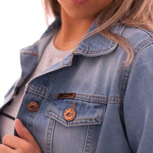 JAQUETA JEANS AEE SURF FEMININA SKY (G)