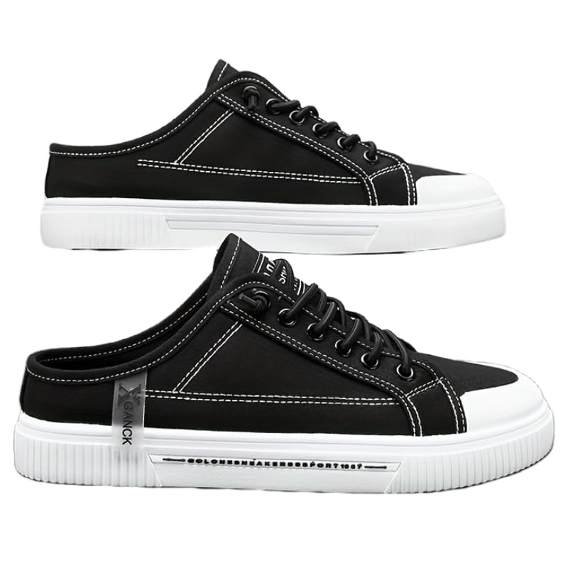 Breathable Men's Flat Canvas Sport Shoes - Comfortable and Lightweight Casual Shoes Suitable for Both Home and Travel, Suitable for Spring/Summer Seasons.