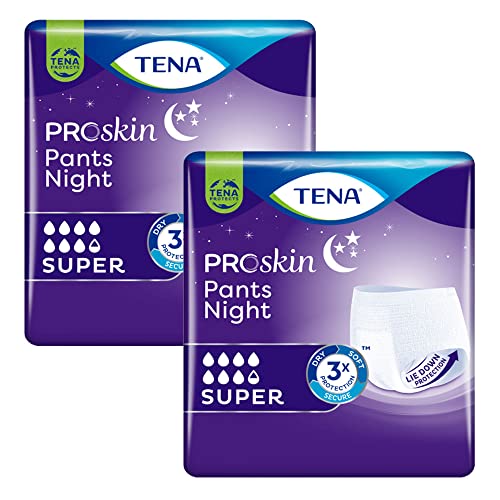 Bragas absorbentes noche Tena Pants Night Super   talla M 60 piezas.
