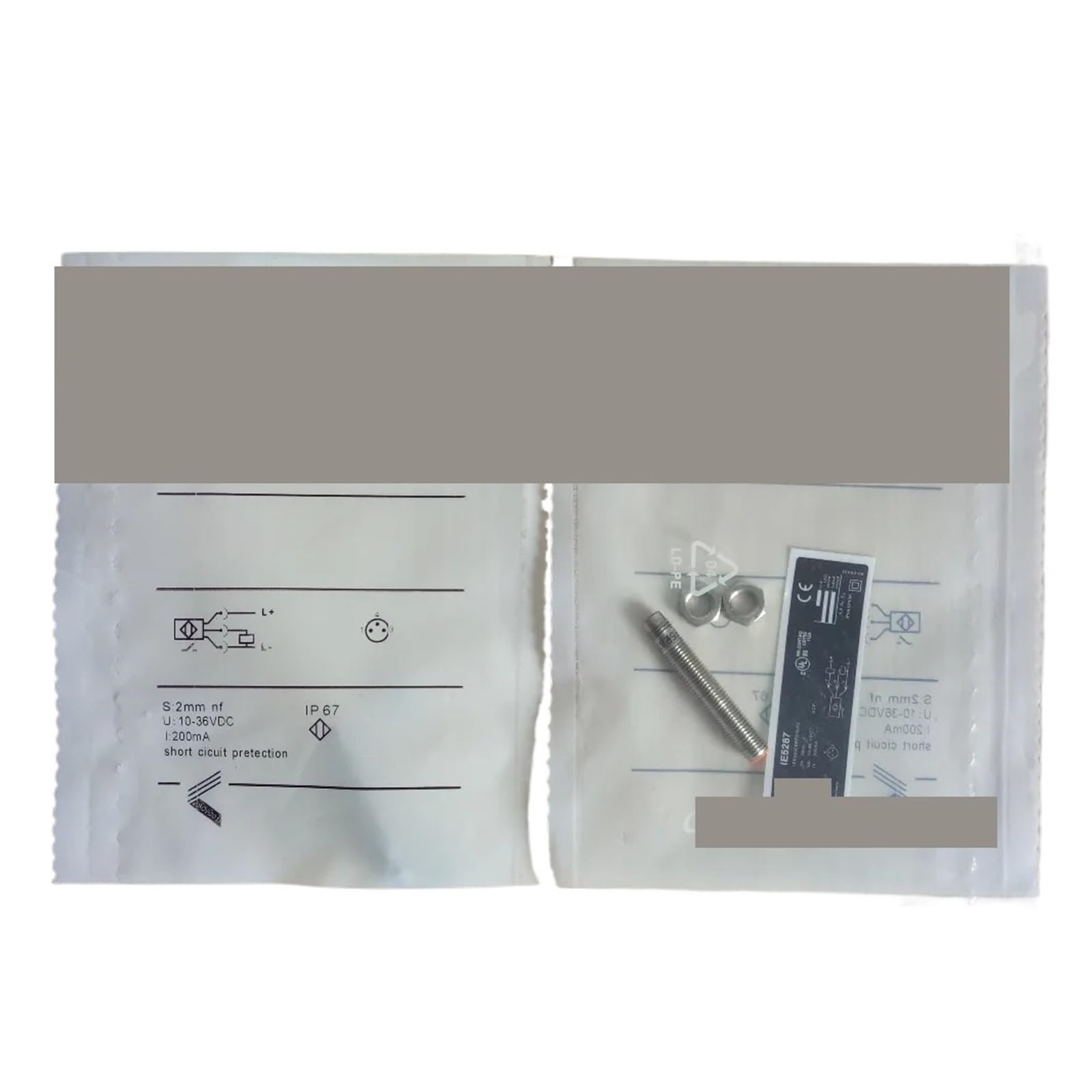 BALYDLUL 1PC IE5287 M8 PNP NO Inductive Proximity Switch Sensor