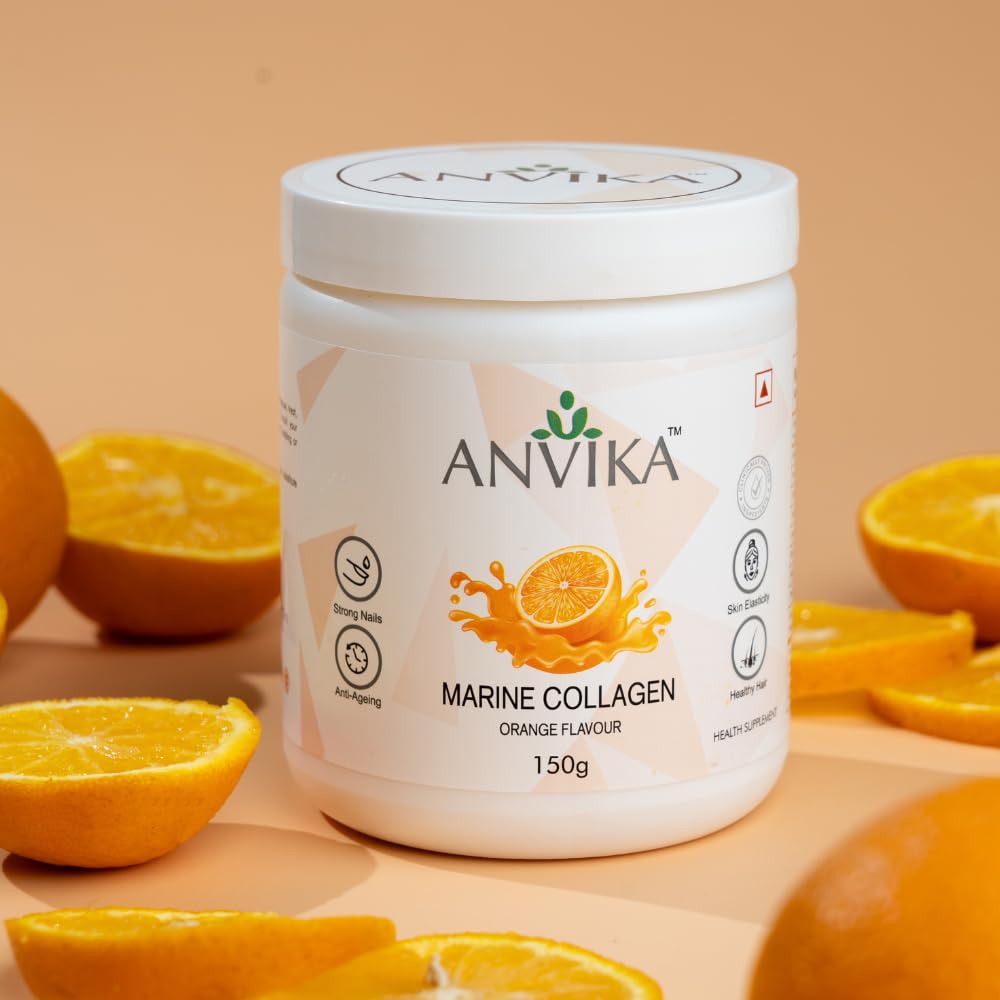 Anvika Marine Collagen, Pure Japanese marine collagen supplement for Women & Men, Anti-Aging Formula, Orange Flavor, Sugar-Free, Supports Radiant Skin, Hair, and Nail Strength (B0DDKP4WJ8) Amazon Price History, Amazon Price Tracker