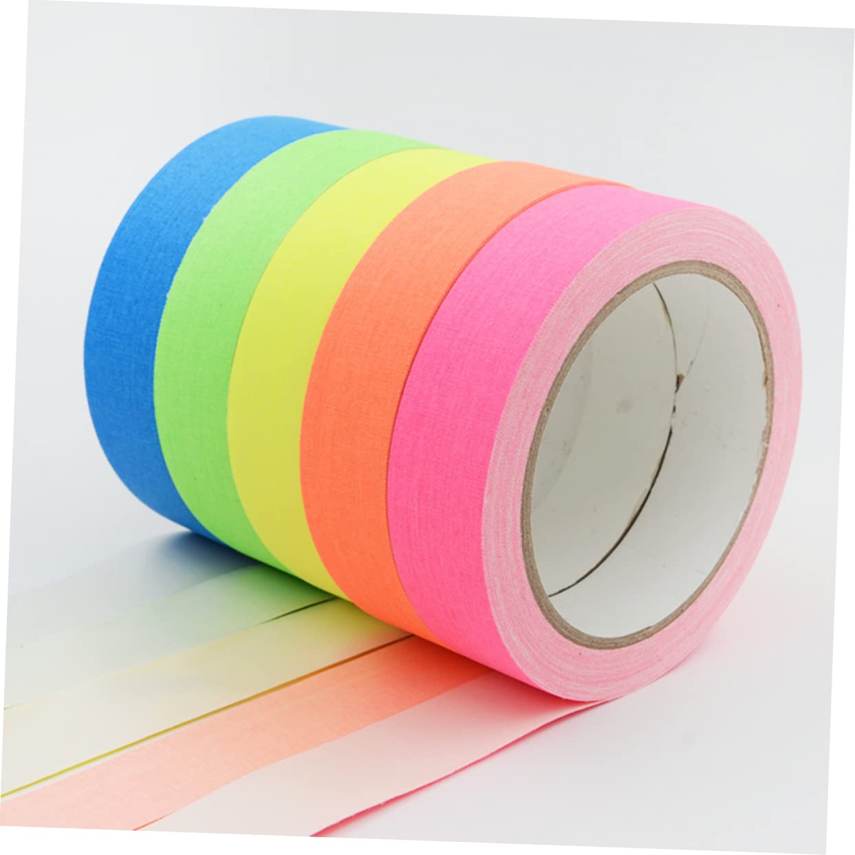 STOBOK 10stücke Fluoreszierendes Klebeband Neon Gaffer Tape Für Dunkelheit in Farben Für Partys Deko Kreative Anwendungen
