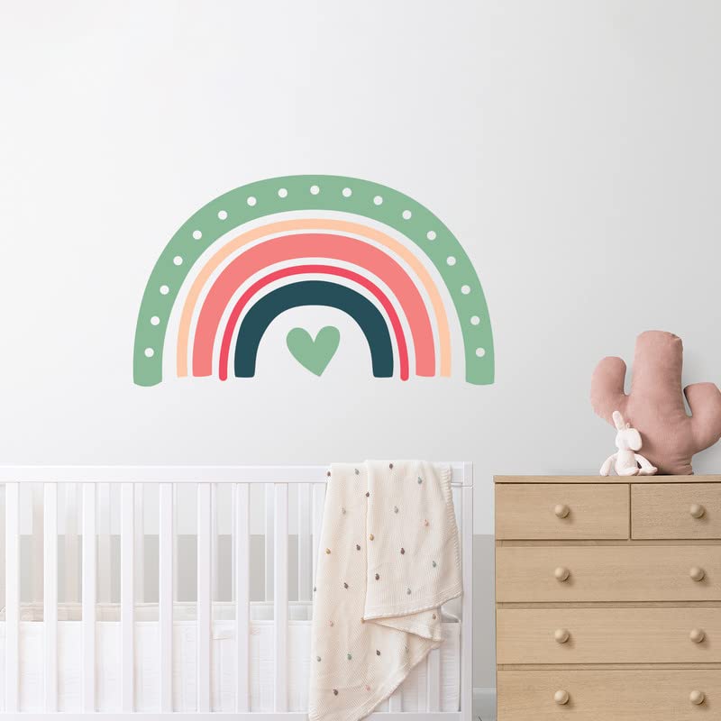 Image of Kotart - Colorful Rainbow HD Printed PVC Vinyl Wall Decals /Stickers for Kids Room Living Room Bedroom Home and Office Wall